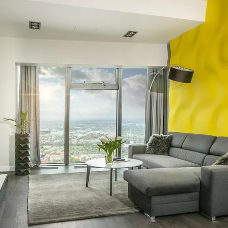 30th+ Floor In Sky Tower Apartment Wroclaw