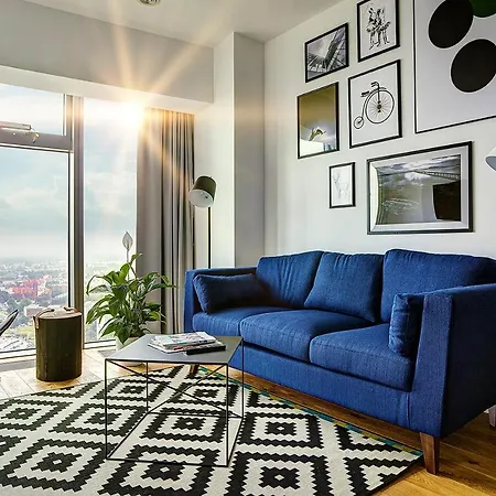 Apartment 30th+ Floor In Sky Tower Wroclaw