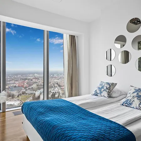 30th+ Floor In Sky Tower Wroclaw