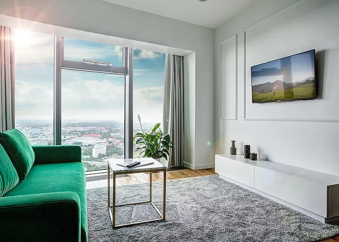 30th+ Floor In Sky Tower Apartman Wrocław